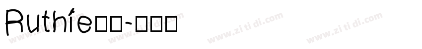 Ruthie字体字体转换