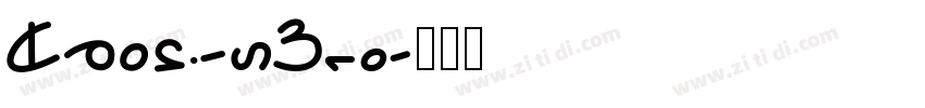 AdonisW10字体转换