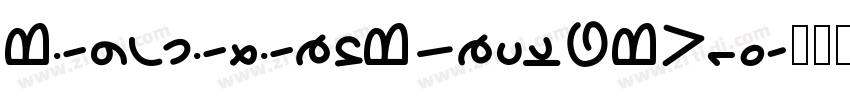 BigruixianBlackGBV10字体转换