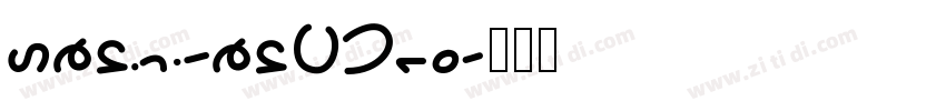 sanjianCU10字体转换