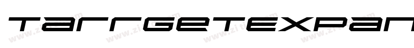 TarrgetExpandedItal字体转换