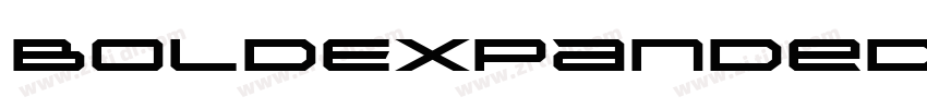 BoldExpanded字体转换