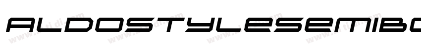 AldostyleSemiBold字体转换