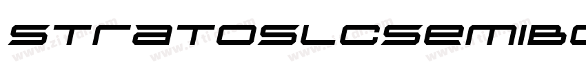 StratosLCSemiBold字体转换