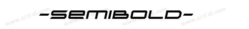 何某手寫-SemiBold字体转换