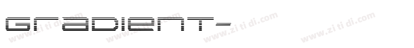 gradient字体转换