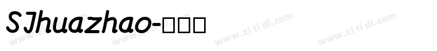 SJhuazhao字体转换