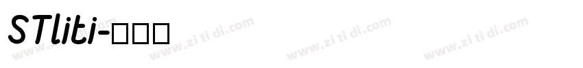 STliti字体转换
