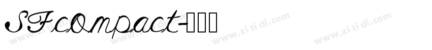 SFcompact字体转换