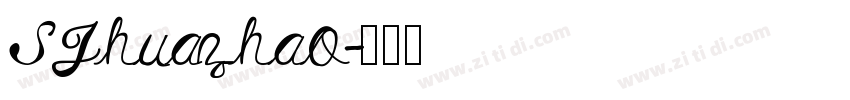 SJhuazhao字体转换