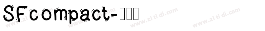 SFcompact字体转换