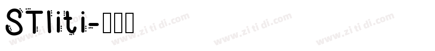 STliti字体转换