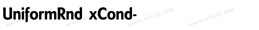 UniformRndExCond字体转换
