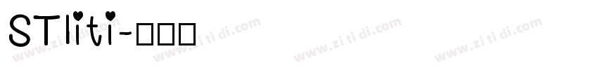 STliti字体转换