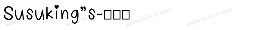 Susuking”s字体转换