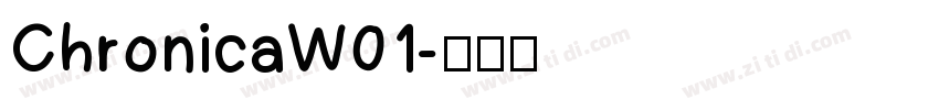 ChronicaW01字体转换