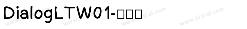DialogLTW01字体转换
