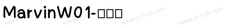 MarvinW01字体转换