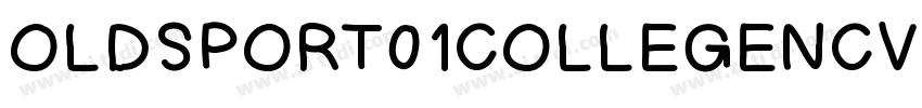 OLDSPORT01COLLEGENCV字体转换