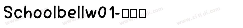 Schoolbellw01字体转换