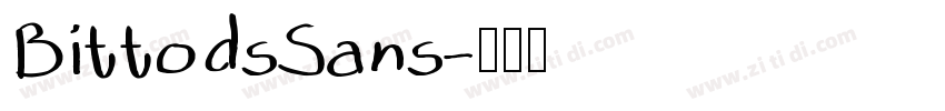 BittodsSans字体转换