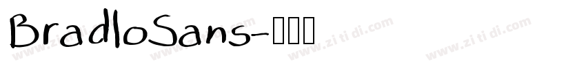 BradloSans字体转换