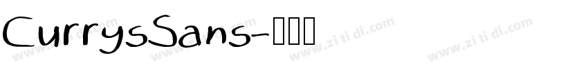 CurrysSans字体转换