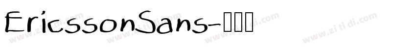 EricssonSans字体转换