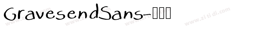 GravesendSans字体转换