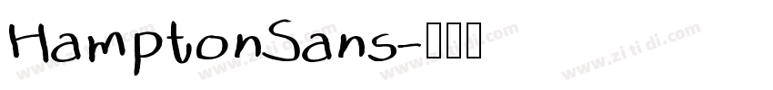 HamptonSans字体转换