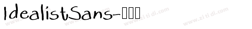 IdealistSans字体转换
