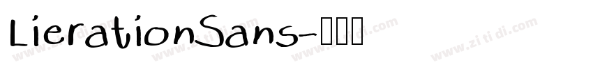 LierationSans字体转换
