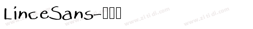 LinceSans字体转换