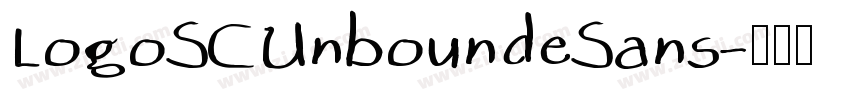 LogoSCUnboundeSans字体转换