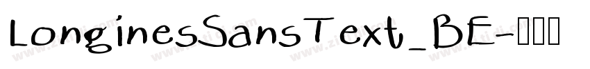 LonginesSansText_BE字体转换
