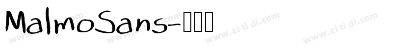 MalmoSans字体转换