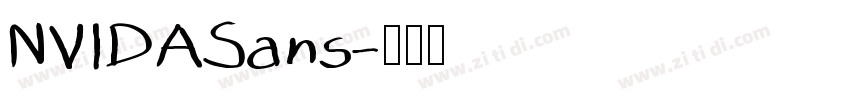 NVIDASans字体转换