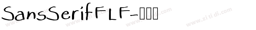 SansSerifFLF字体转换