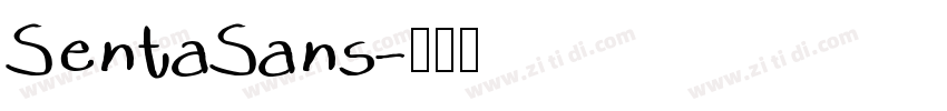 SentaSans字体转换