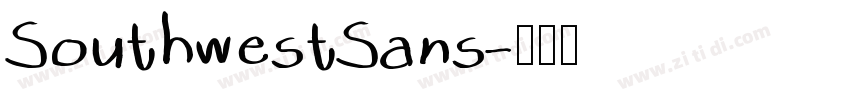 SouthwestSans字体转换