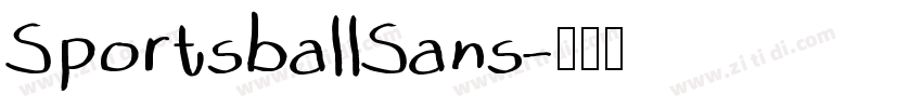 SportsballSans字体转换
