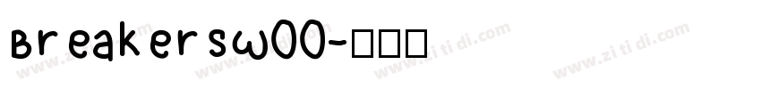 BreakersW00字体转换