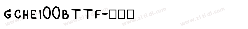 GCHEI00BTTF字体转换