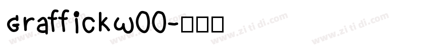 GraffickW00字体转换
