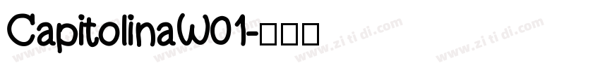 CapitolinaW01字体转换