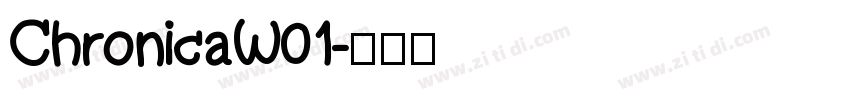ChronicaW01字体转换