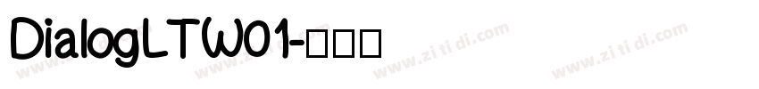 DialogLTW01字体转换