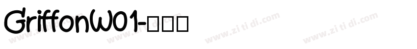 GriffonW01字体转换