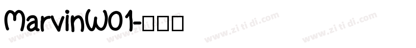 MarvinW01字体转换