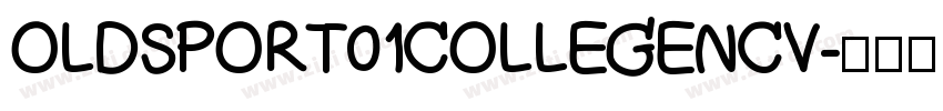 OLDSPORT01COLLEGENCV字体转换